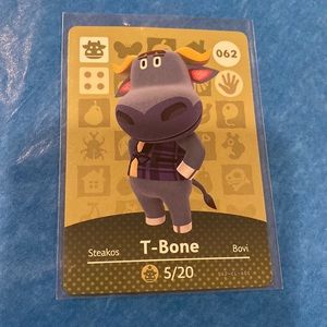Genuine ACNH amiibo T-Bone
